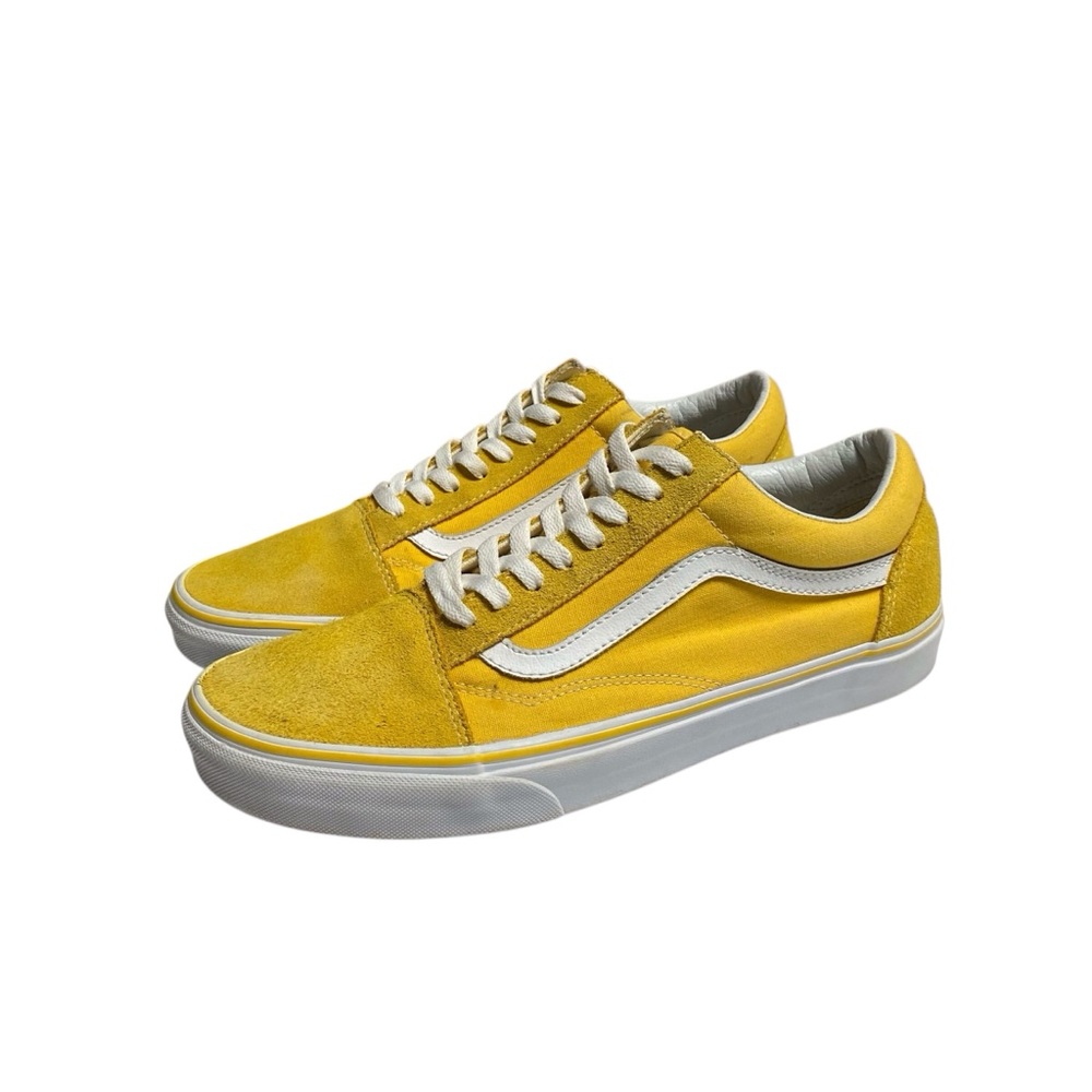 Vans Old Skool Yellow Skateboard Sneakers Men’s Size 10 - Picture 13 of 14